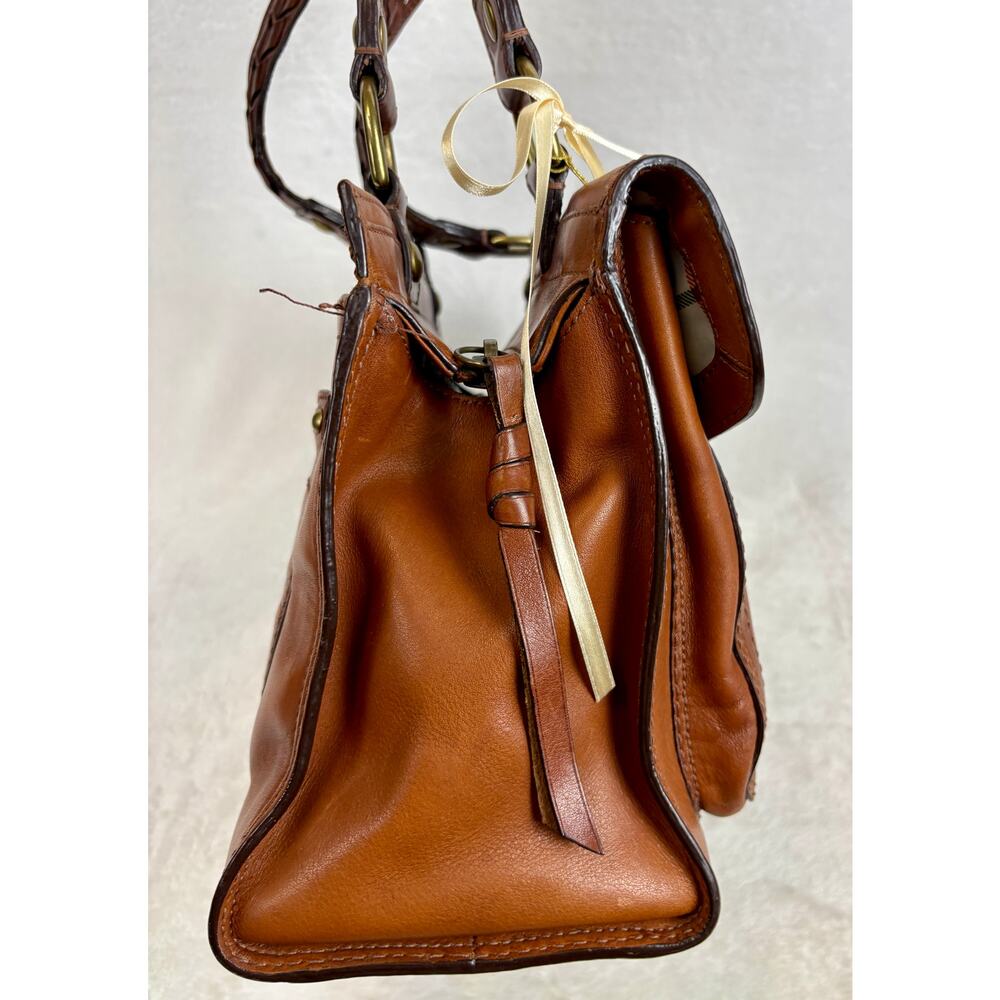 Coach Vintage Y2K Legacy Bleeker Flap Shopper in Brittish Tan Vachetta Leather - Picture 3 of 16